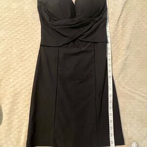 Body Central Black Strapless Dress